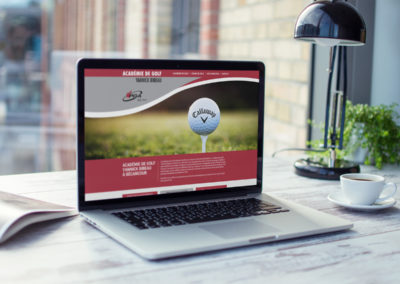 Création du site Web de l’académie de golf Yannick Bibeau