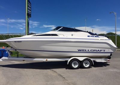 Lettrage de bateau Wellcraft