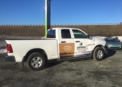 Lettrage de pickup pour Lophika