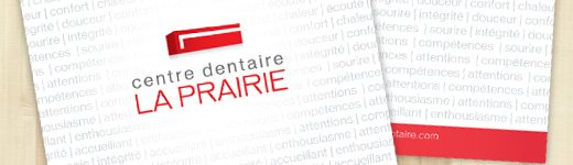 Pochette corporative Centre dentaire La Prairie