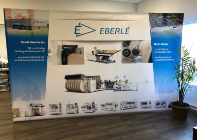 Mur de kiosque pour Trade Shows – Eberlé