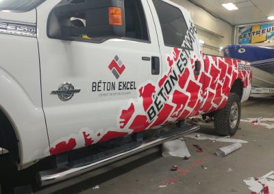 Lettrage de véhicule – Beton Excel