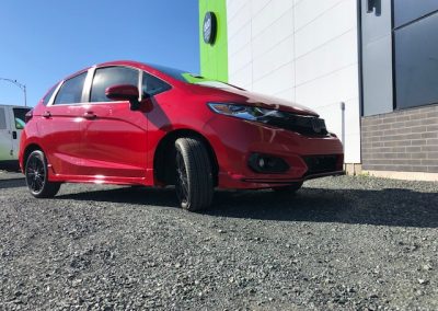 Full wrap Honda Fit 2019 avec Avery gloss carmine red sw900-436