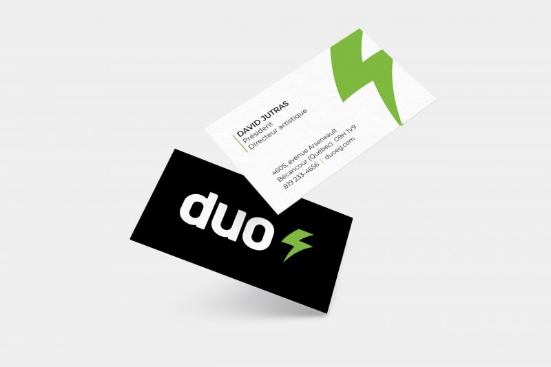 Cartes d'affaires - Duo