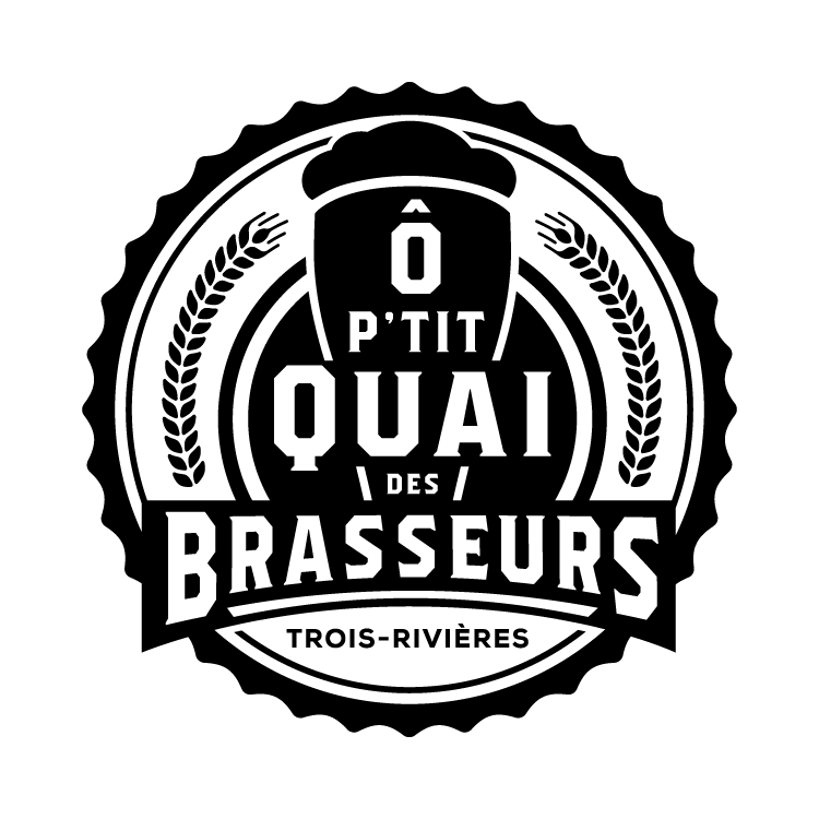 Ô Quai des Brasseurs Microbrasserie Bécancour: Création de logo, site Web, affichage