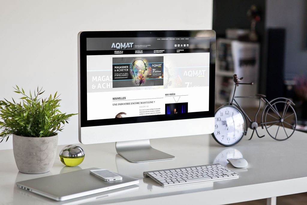 Refonte du site Web de l’AQMAT à Longueuil