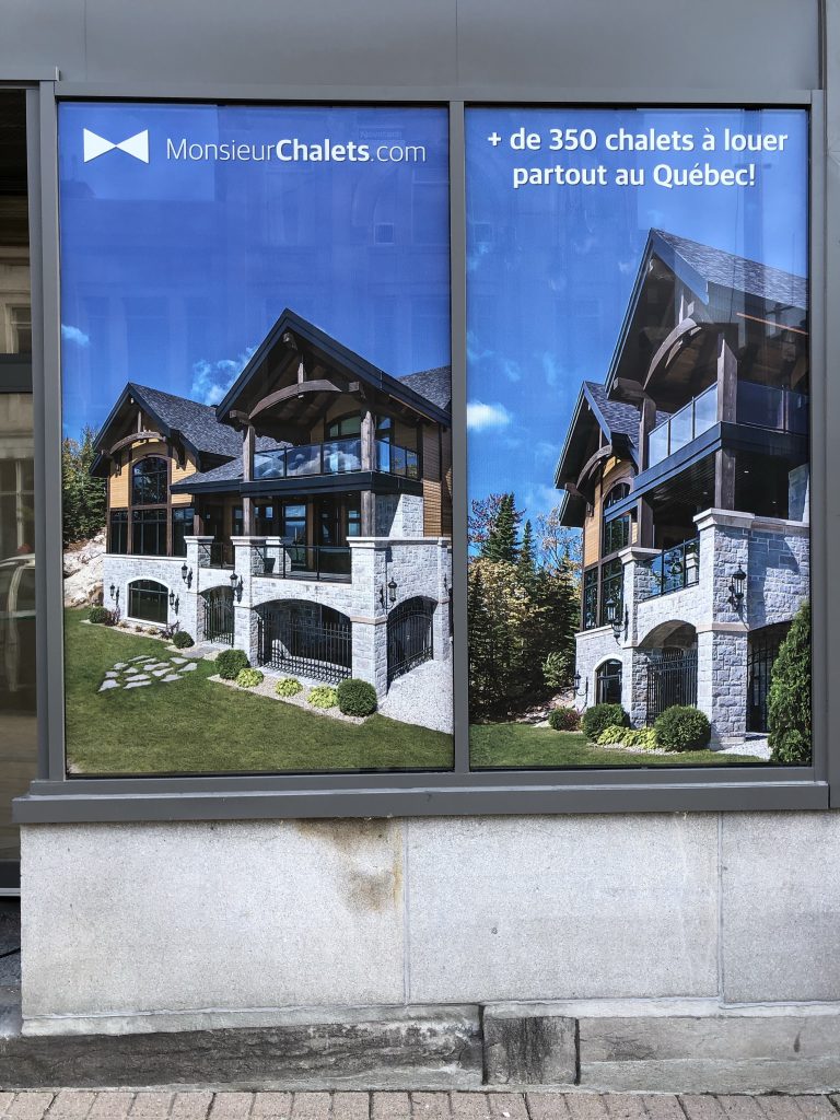 Vitrine perforé – Monsieur chalet