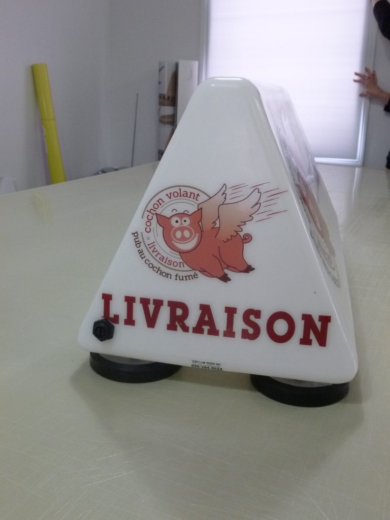 Dôme de livraison – Pub au cochon fumé Bécancour