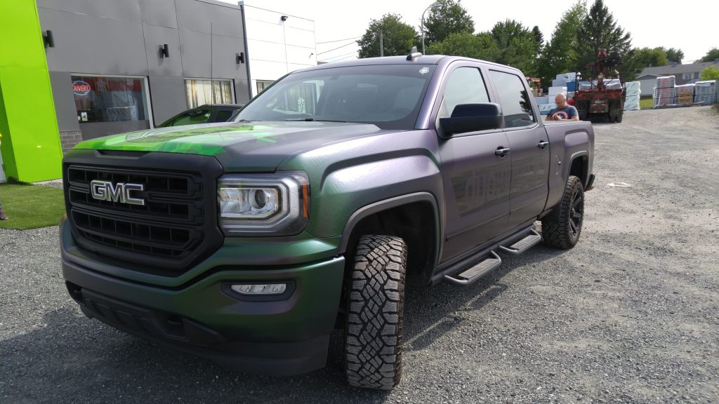 Lettrage complet d’un camion DUO