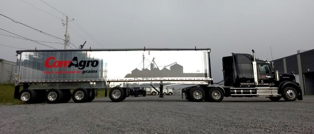 Lettrage réflechissant ComAgro