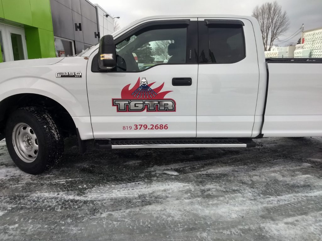 Lettrage de camion TGTR