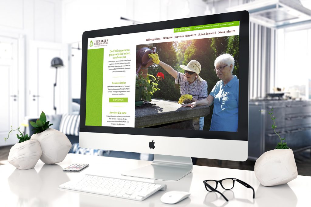 Site Web pour les Terrasses Dominicaines